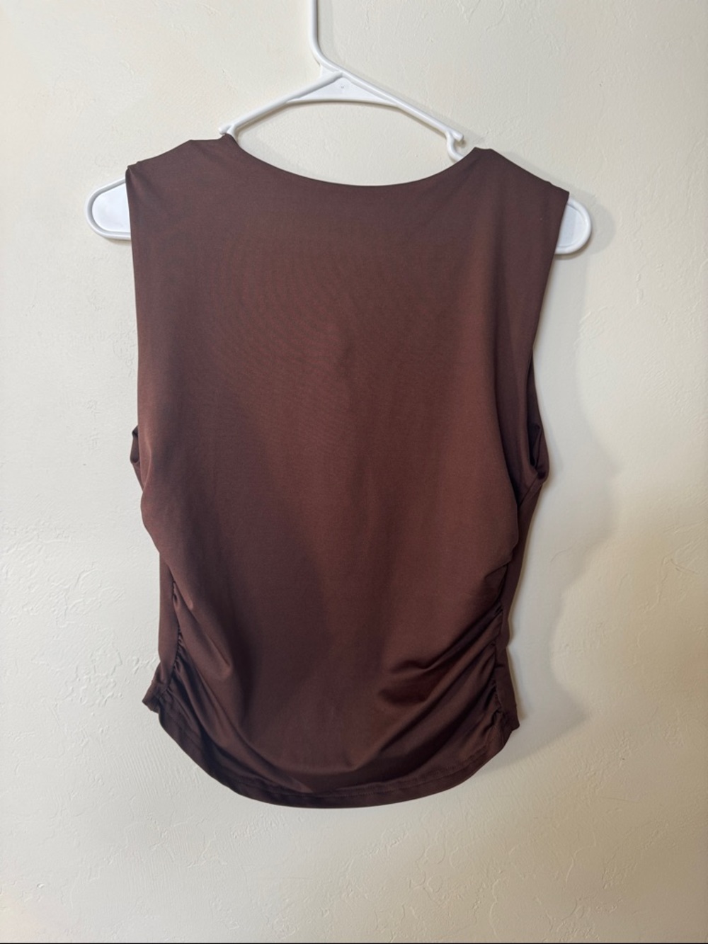 Women’s Brown Sleeveless Top